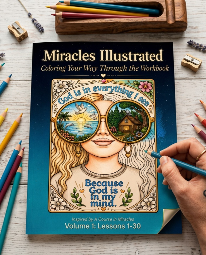 What's inside Miracles Illustrated Coloring Book: Volume 1?